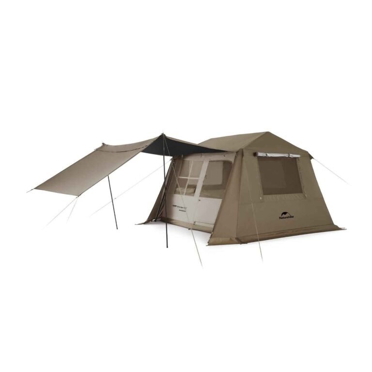 Naturehike Village 4-person instant cabin tent with full rainfly