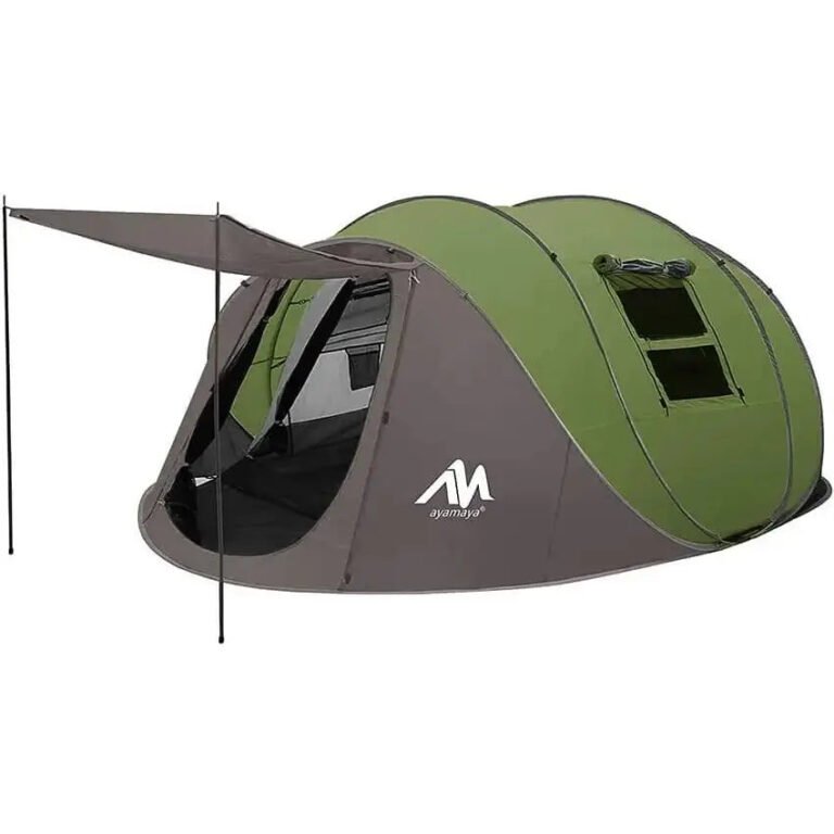 AYAMAYA 6-person easy pop-up tent with vestibule