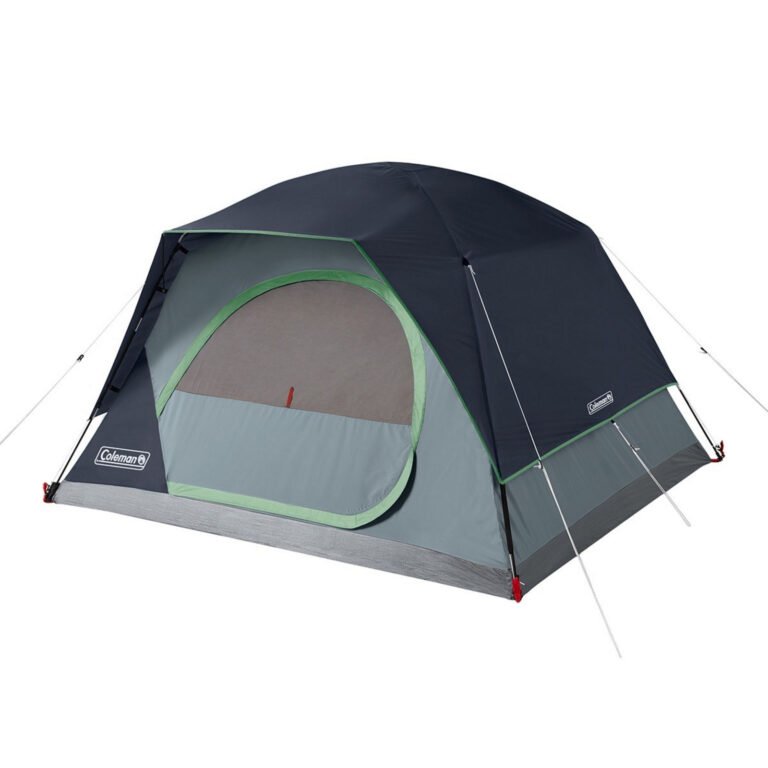 Coleman Skydome 4-person camping tent with pre-attached poles