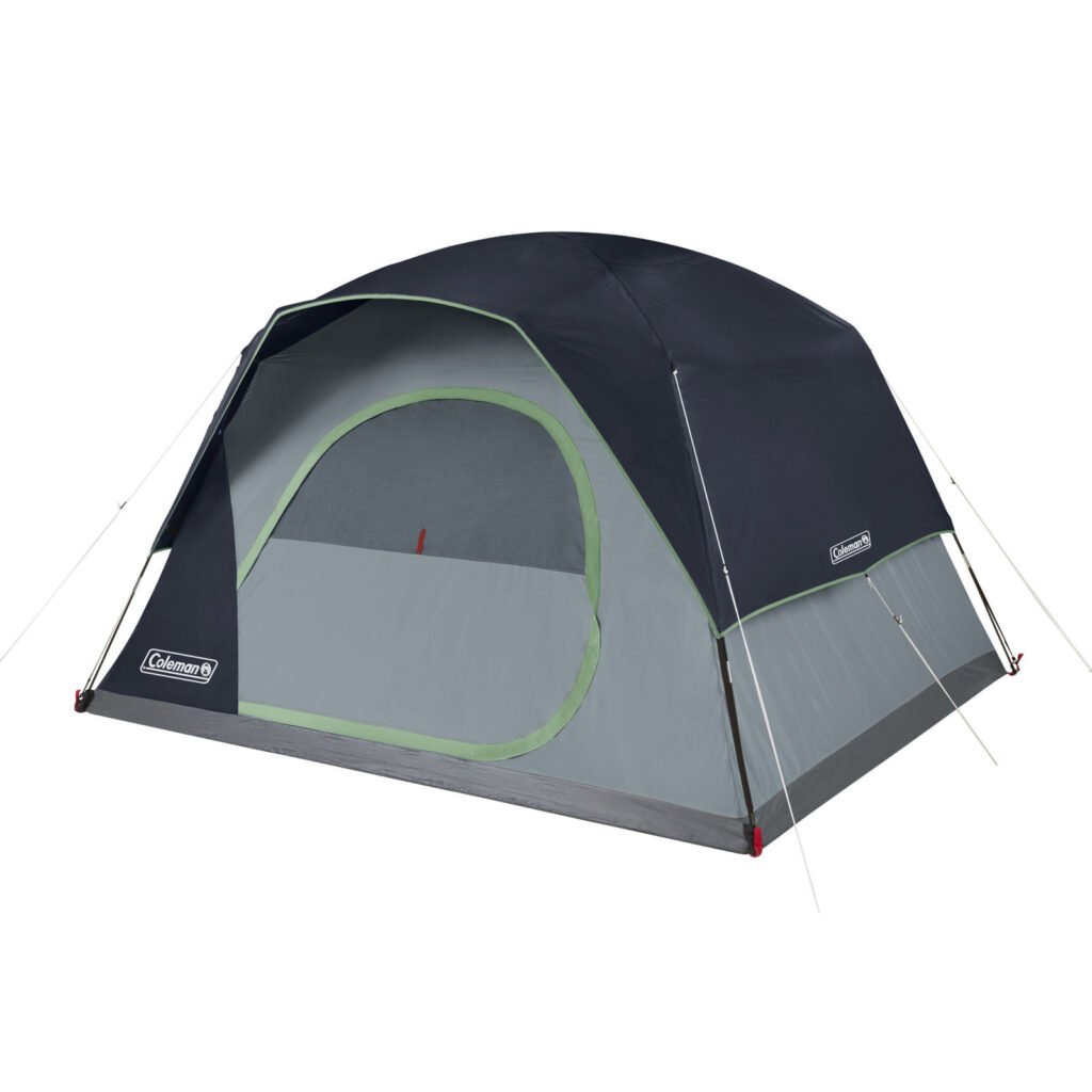 Coleman Skydome 6-person camping tent with pre-attached poles