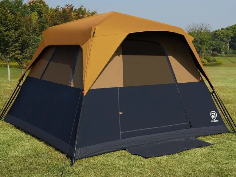 EVER ADVANCED 6-person blackout instant cabin tent outdoors